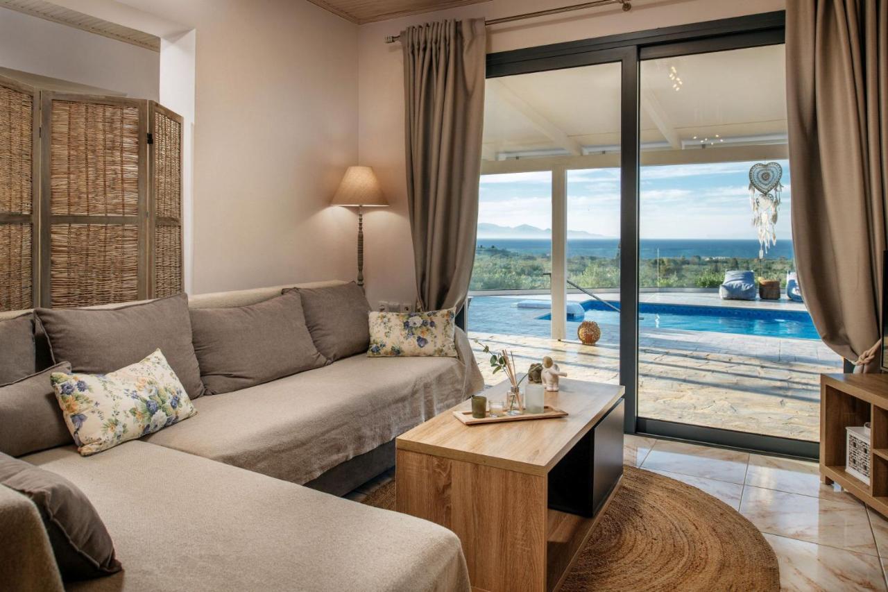 Villa Venia - Cozy Escape With Scenic Sew View, By Zantewize Tragáki Kültér fotó