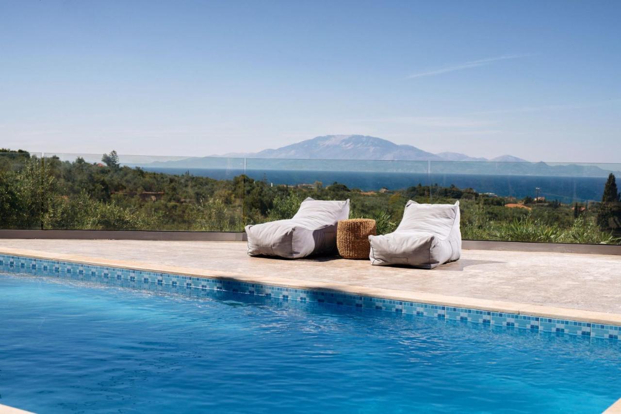 Villa Venia - Cozy Escape With Scenic Sew View, By Zantewize Tragáki Kültér fotó