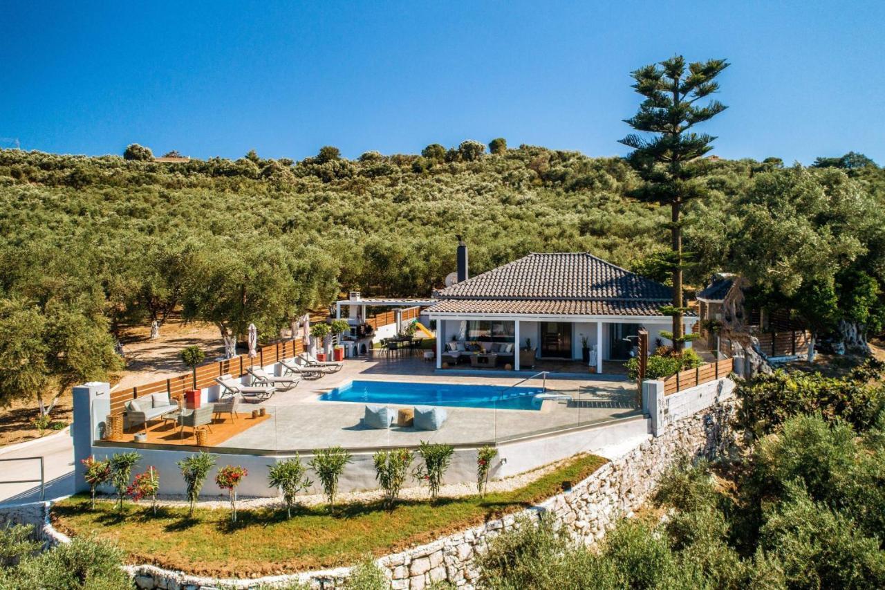 Villa Venia - Cozy Escape With Scenic Sew View, By Zantewize Tragáki Kültér fotó