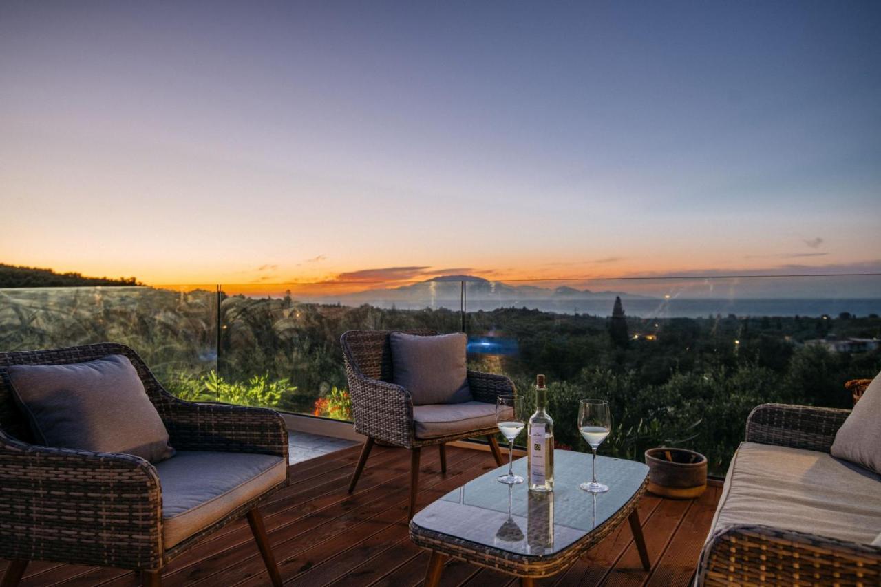 Villa Venia - Cozy Escape With Scenic Sew View, By Zantewize Tragáki Kültér fotó