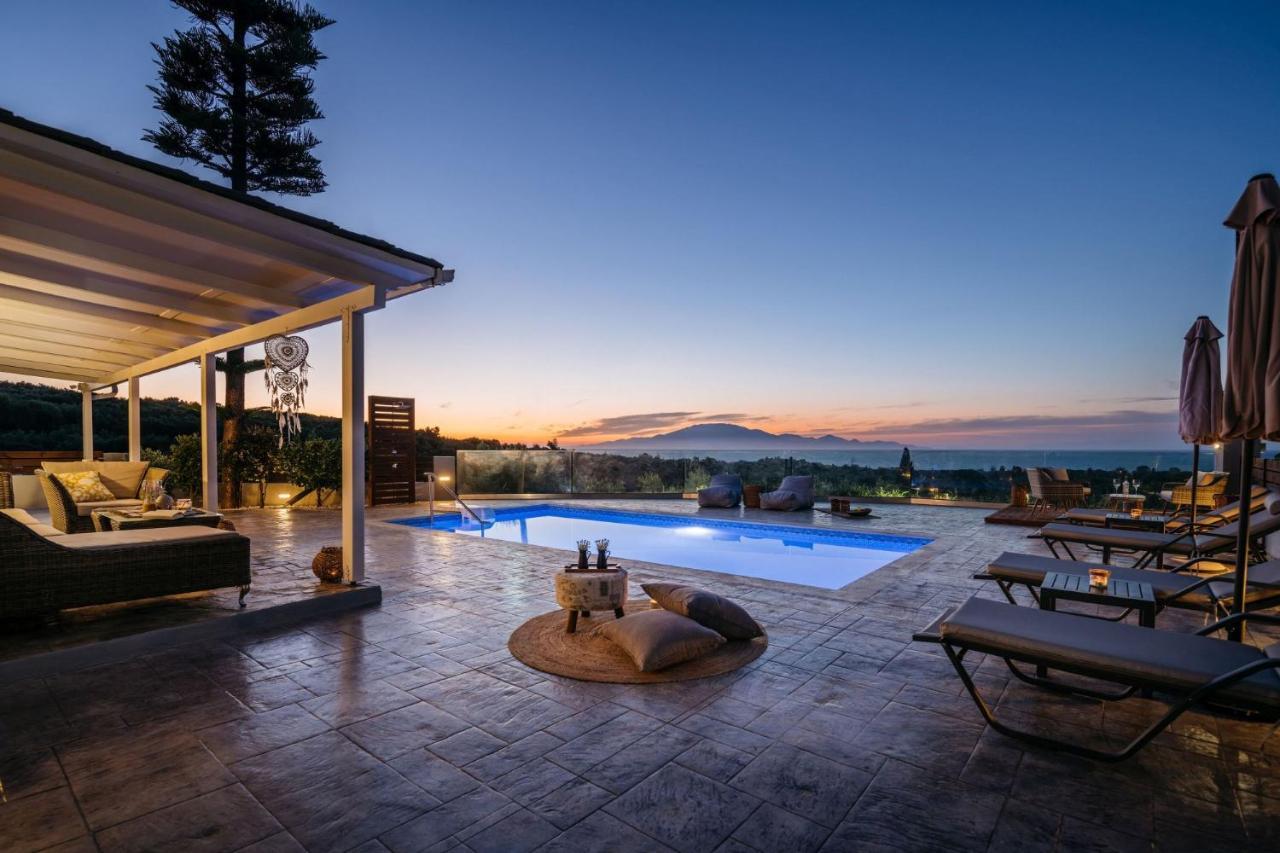 Villa Venia - Cozy Escape With Scenic Sew View, By Zantewize Tragáki Kültér fotó
