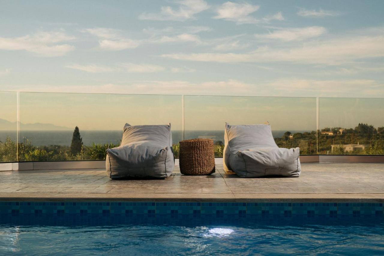 Villa Venia - Cozy Escape With Scenic Sew View, By Zantewize Tragáki Kültér fotó