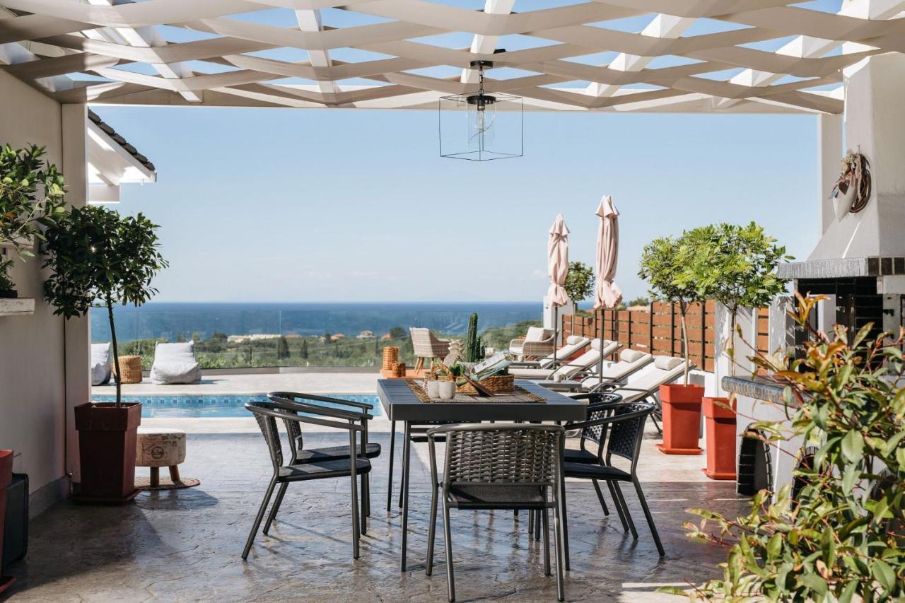 Villa Venia - Cozy Escape With Scenic Sew View, By Zantewize Tragáki Kültér fotó