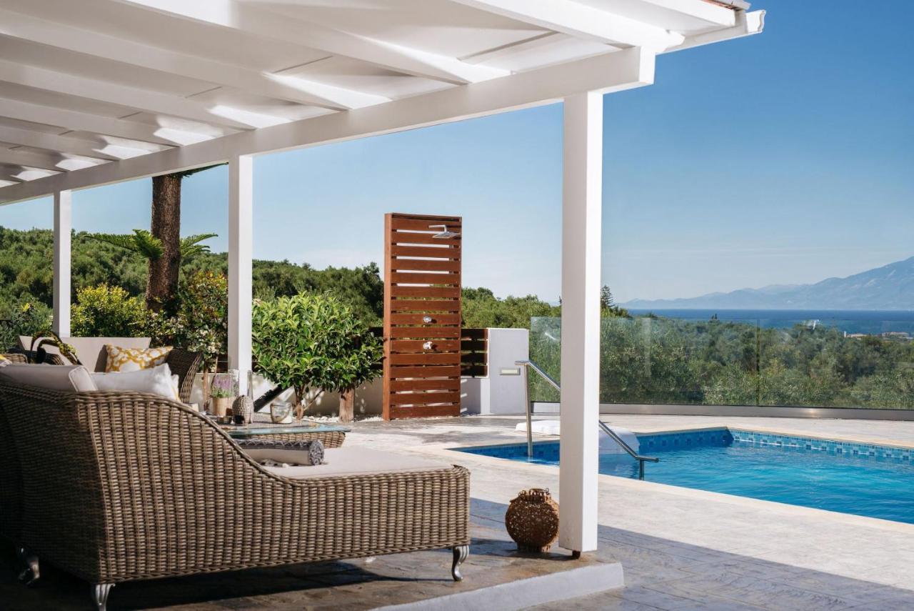 Villa Venia - Cozy Escape With Scenic Sew View, By Zantewize Tragáki Kültér fotó
