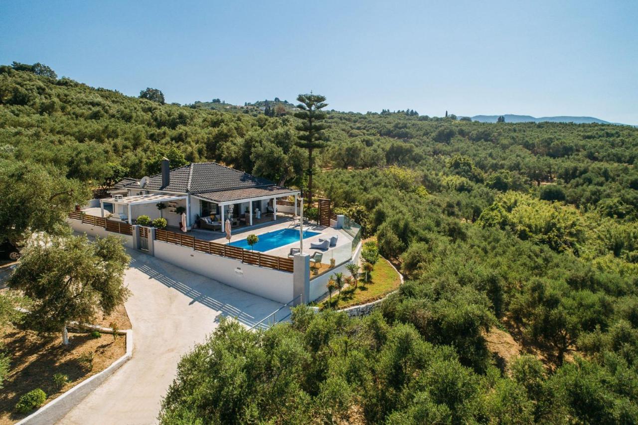 Villa Venia - Cozy Escape With Scenic Sew View, By Zantewize Tragáki Kültér fotó