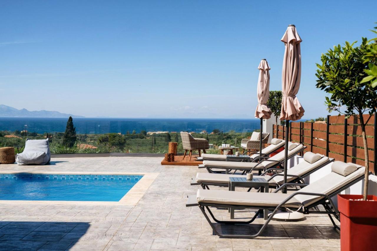 Villa Venia - Cozy Escape With Scenic Sew View, By Zantewize Tragáki Kültér fotó