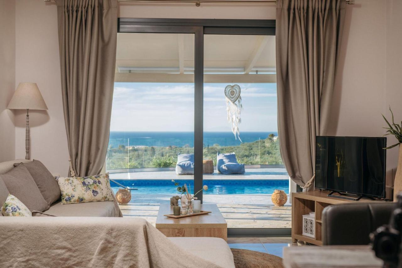 Villa Venia - Cozy Escape With Scenic Sew View, By Zantewize Tragáki Kültér fotó