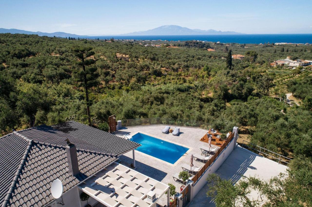 Villa Venia - Cozy Escape With Scenic Sew View, By Zantewize Tragáki Kültér fotó