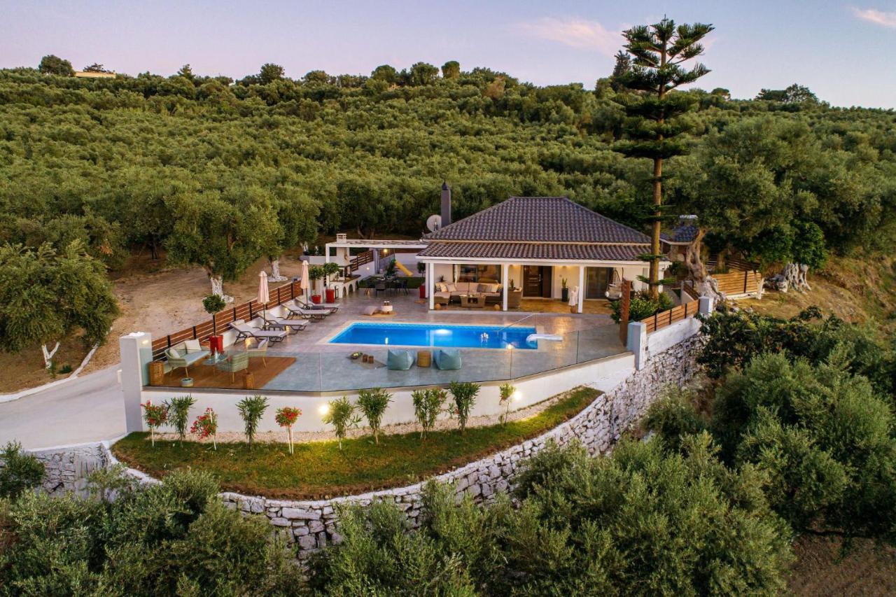 Villa Venia - Cozy Escape With Scenic Sew View, By Zantewize Tragáki Kültér fotó
